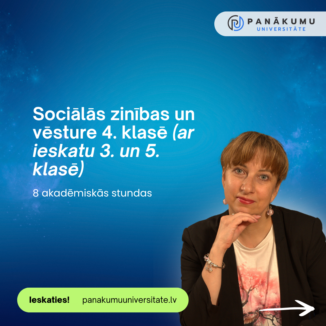 Sociālās zinības un vēsture 4. klasē